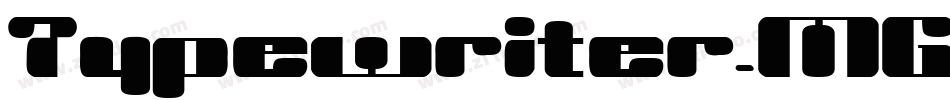 Typewriter-MGDr字体转换