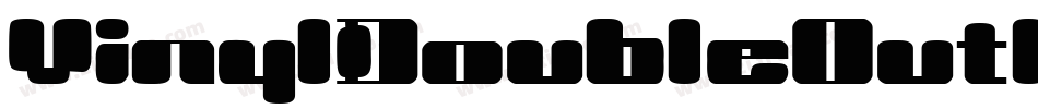 VinylDoubleOutline字体转换