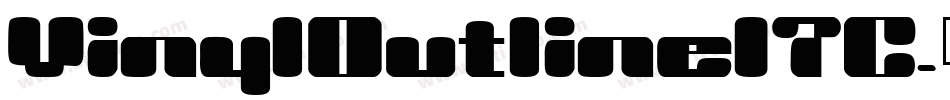 VinylOutlineITC字体转换