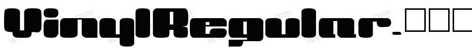 VinylRegular字体转换