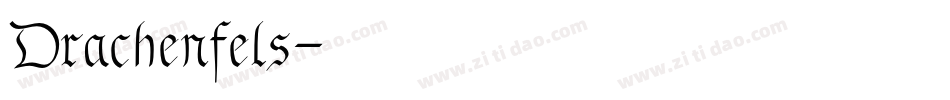 Drachenfels字体转换