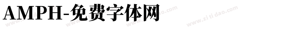AMPH字体转换