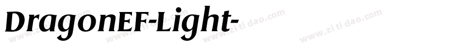 DragonEF-Light字体转换