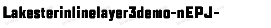 Lakesterinlinelayer3demo-nEPJ字体转换