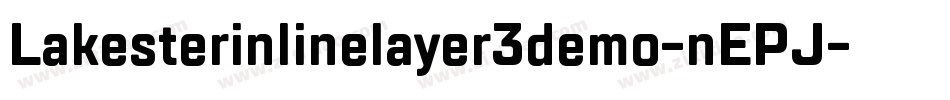 Lakesterinlinelayer3demo-nEPJ字体转换