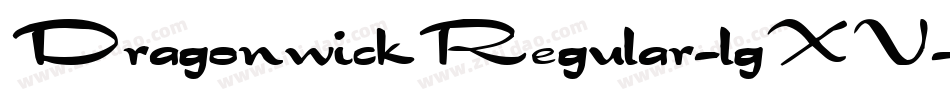 DragonwickRegular-lgXV字体转换