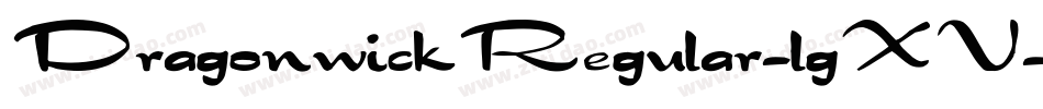 DragonwickRegular-lgXV字体转换