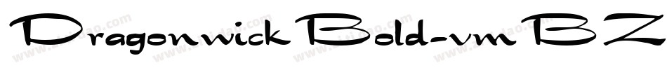 DragonwickBold-vmBZ字体转换