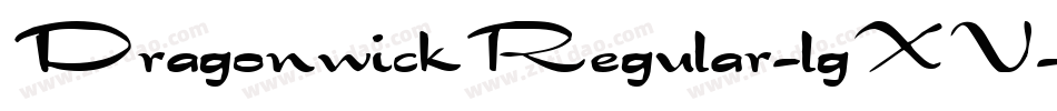 DragonwickRegular-lgXV字体转换
