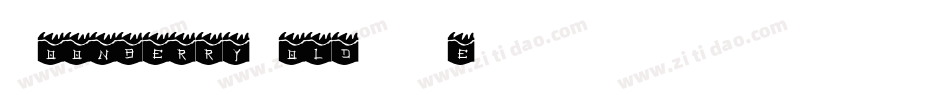 GoonberryBold-B7eG字体转换