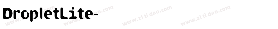 DropletLite字体转换