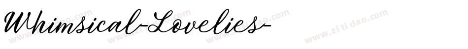 Whimsical-Lovelies字体转换