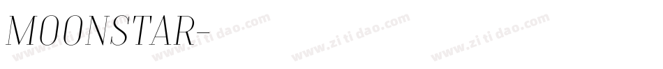 Moonstar字体转换