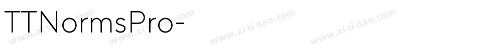 TTNormsPro字体转换