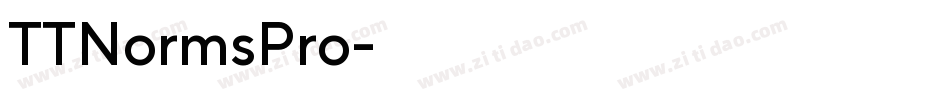 TTNormsPro字体转换