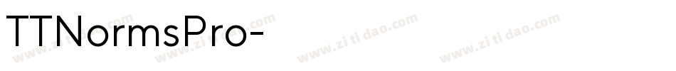 TTNormsPro字体转换