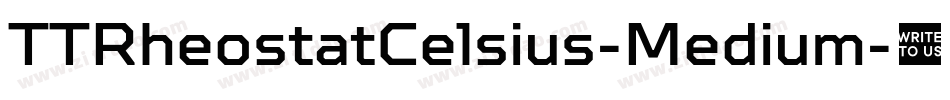 TTRheostatCelsius-Medium字体转换