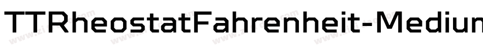 TTRheostatFahrenheit-Medium字体转换