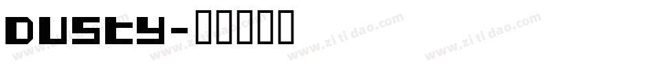 Dusty字体转换