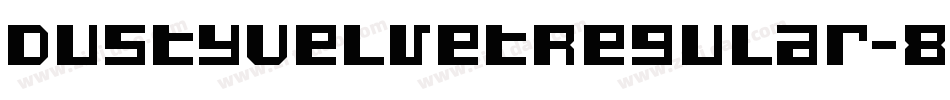 DustyVelvetRegular-8XR2字体转换