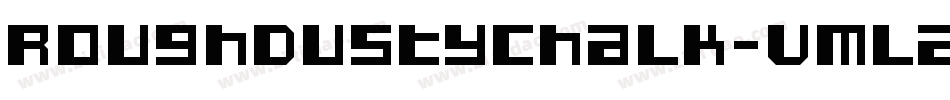 RoughDustyChalk-VmLZ字体转换