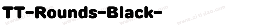 TT-Rounds-Black字体转换