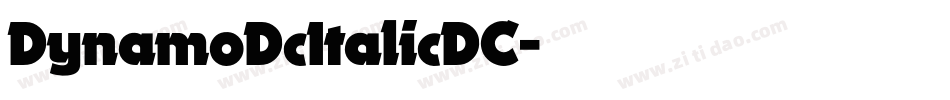 DynamoDcItalicDC字体转换