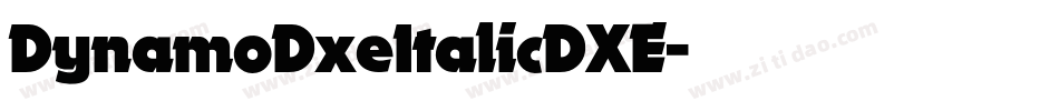 DynamoDxeItalicDXE字体转换