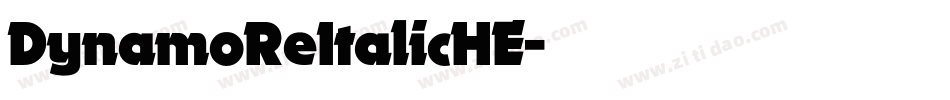 DynamoReItalicHE字体转换