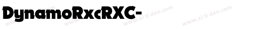 DynamoRxcRXC字体转换