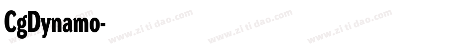 CgDynamo字体转换
