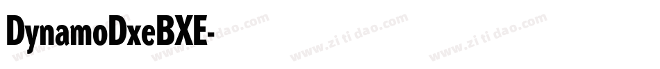 DynamoDxeBXE字体转换