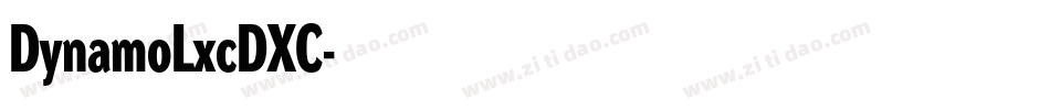 DynamoLxcDXC字体转换
