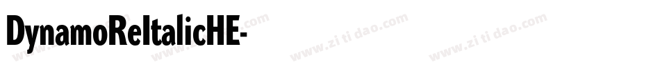 DynamoReItalicHE字体转换