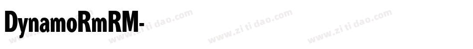 DynamoRmRM字体转换