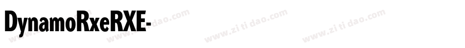 DynamoRxeRXE字体转换