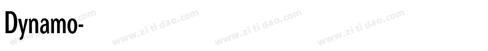 Dynamo字体转换