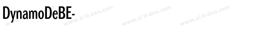 DynamoDeBE字体转换