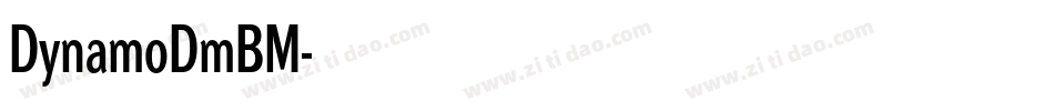 DynamoDmBM字体转换