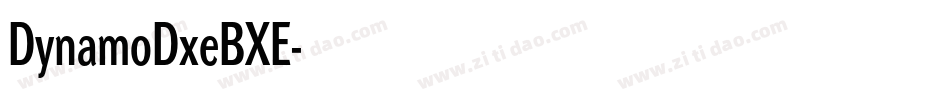 DynamoDxeBXE字体转换