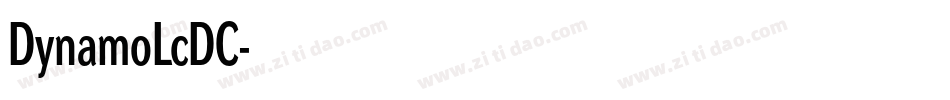 DynamoLcDC字体转换