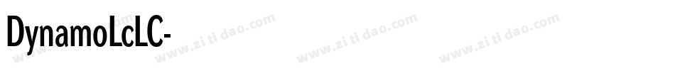 DynamoLcLC字体转换