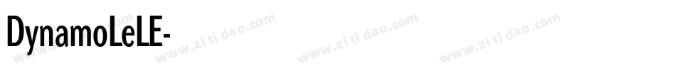 DynamoLeLE字体转换