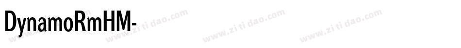 DynamoRmHM字体转换