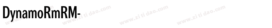 DynamoRmRM字体转换