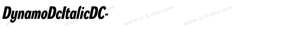 DynamoDcItalicDC字体转换