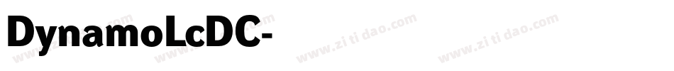 DynamoLcDC字体转换