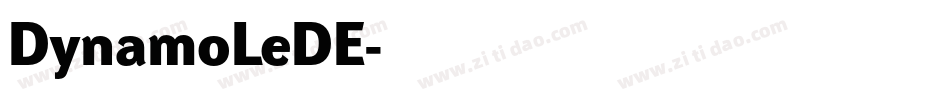 DynamoLeDE字体转换