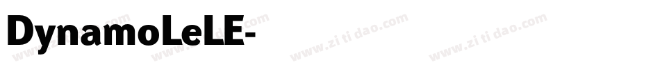 DynamoLeLE字体转换