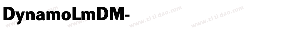 DynamoLmDM字体转换